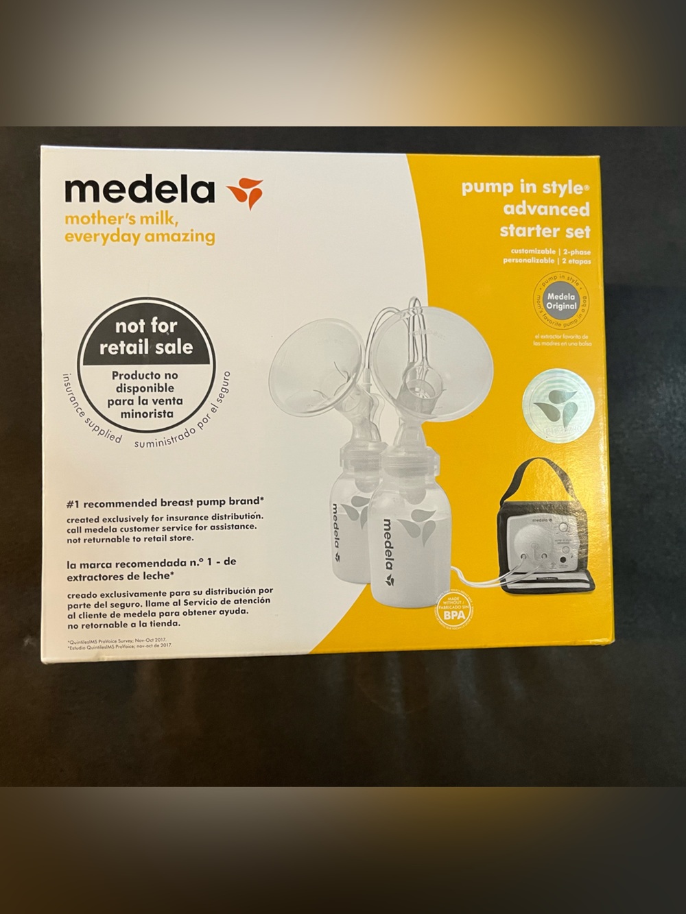 Medela Pump In Style Advanced Starter Set Double Electric Brest